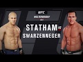 Jason Statham vs. Arnold Schwarzenneger (EA sports UFC 3) - CPU vs. CPU - Crazy UFC 👊🤪