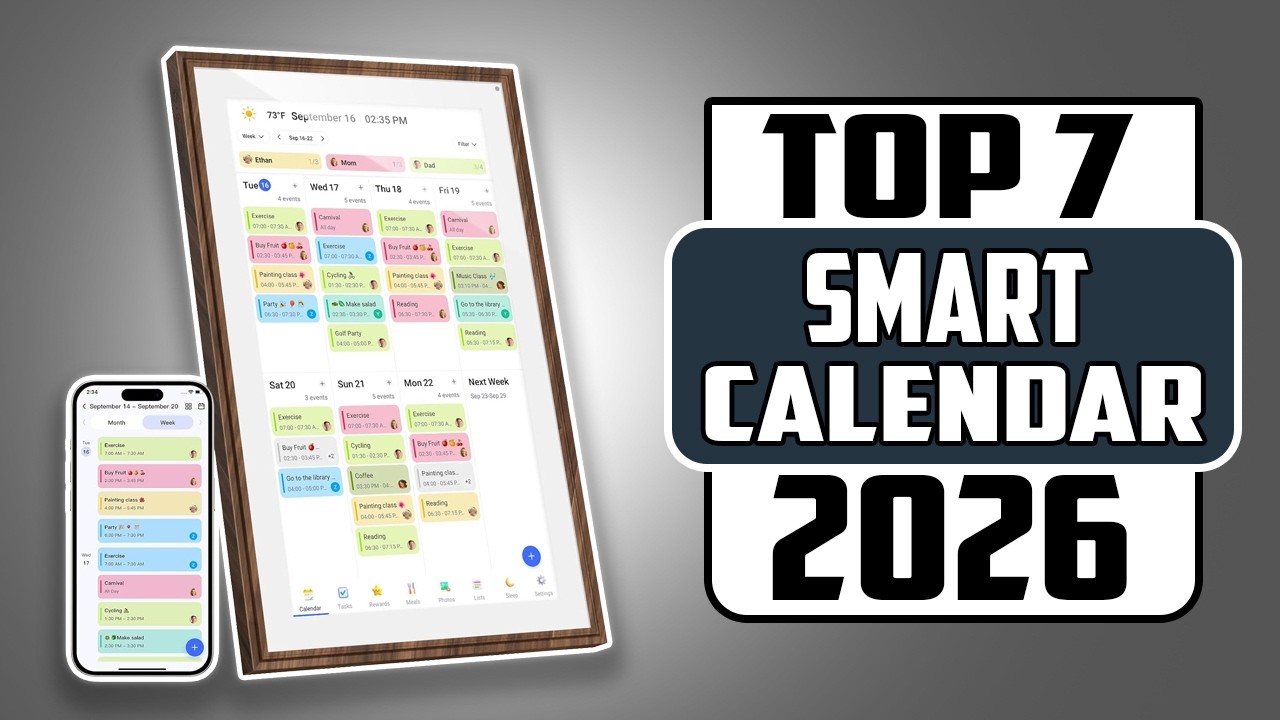I Reviewed The Best Electronic Calendar for Real Life in 2026 - YouTube