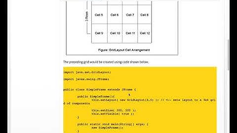 Using GridLayout and BorderLayout