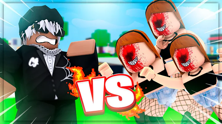 I 1v3'd JENNA THE HACKER in Roblox Bedwars!!!