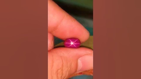 Star Ruby Yên Bái sao nét căng gần 5ct #gemstone #ruby #love #gem