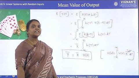 Response of LTI systems for random inputs