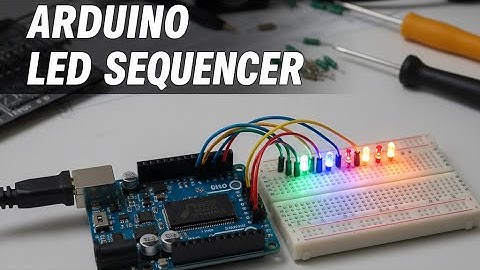 Multi-LED Sequencer using Arduino Uno