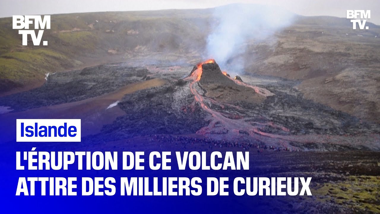 L Eruption Volcanique En Islande Attire Des Milliers De Curieux Youtube L Eruption Volcanique En Islande Attire Des Milliers De Curieux Youtube