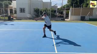 Tennis, Consiously playing the 2handed Backhand out of the HANDS
