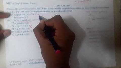 GATE CSE 2008 Q || C PROGRAMMING  ||Data Structure || GATE Insights Version: CSE