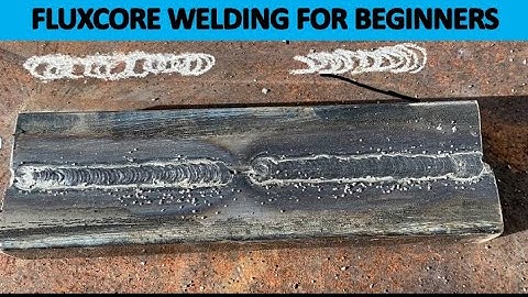 Gasless Fluxcore Welding Basics techniques for beginners