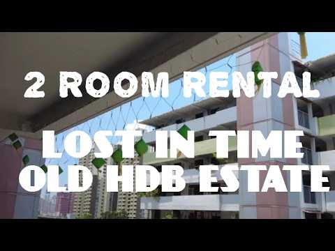 Lengkok Bahru. Two Rooms Rental HDB. Completely Forgotten Old HDB Estate. Lunch with an Open View.