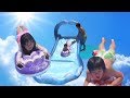 ウォータースライダー！INTEX(インテックス) サーフィンスライド♪海外セレブも水遊び☆【あおいチャンネル】