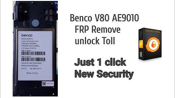 Benco V80 AE9010 FRP Remove unlock toll new security #adt
