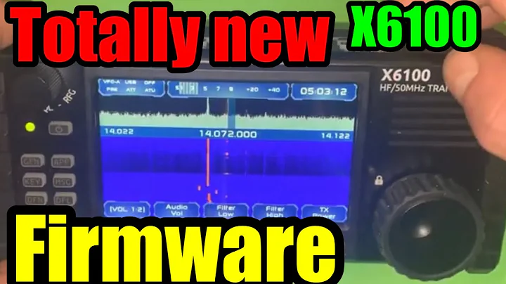 ⚡️Xiegu x6100 alternative firmware R1CBU wow! ⚡️