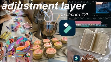 learn how to use the new ADJUSTMENT LAYER in filmora 12! ✰