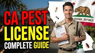 How to get Pest Control Contractor License in California
