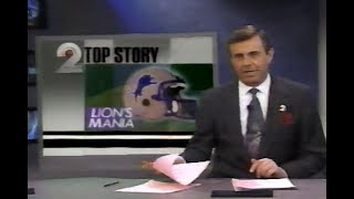 WJBK TV TV 2 Eyewitness News at 11pm Detroit December 23, 1991