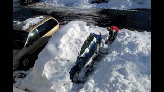 Removing the snow after the Blizzard of 2010 in Leesburg, VA