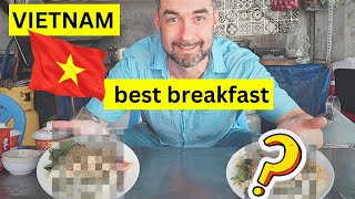 🇻🇳 The BEST Breakfast I Ate in Saigon for $1.24! Vietnamese STREET FOOD Tour