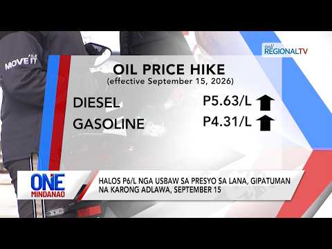 Halos P6/L nga usbaw sa presyo sa lana, gipatuman I One Mindanao