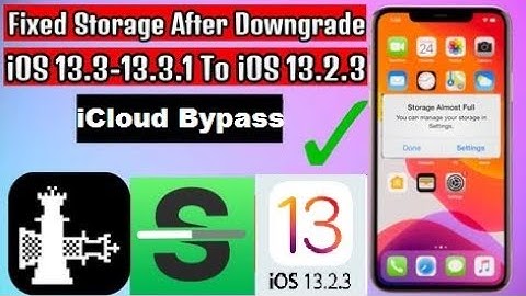 How To iCloud Bypass iOS 13.3/13.3.1 Downgrade To iOS 13.2.3 Fixed Wifi & Jailbreak checkra1n