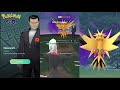 Pokemon GO - Giovanni Boss Battle &amp; Shadow Zapdos | Catching The Legendary Shadow Zapdos