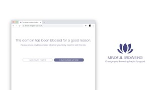 Mindful Browsing (Google Chrome Extension)