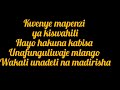 Appy Ft Kontawa Siwezi Lyrics Video 