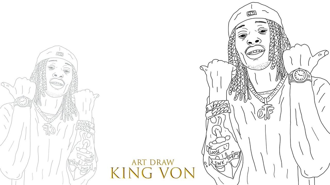 King von drawing easy