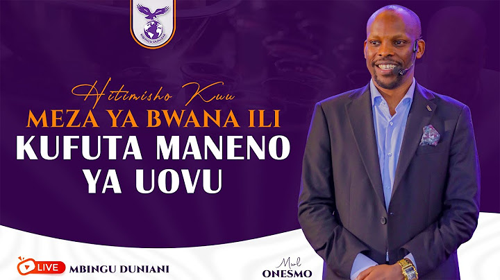 HITIMISHO KUU NA MEZA YA BWANA ILI KUFUTA MANENO YA UOVU | 29 JUNE 2025.
