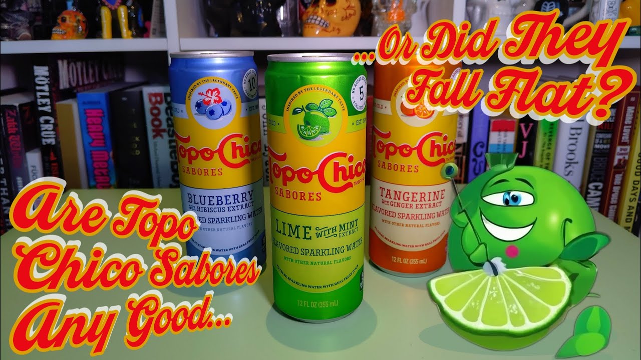 Is It Any Good? | Topo Chico Sabores Flavored Sparkling Water Review #Blueberry #Lime #Tangerine
