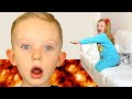 The Floor is lava and more kids videos with  Martin and Monica