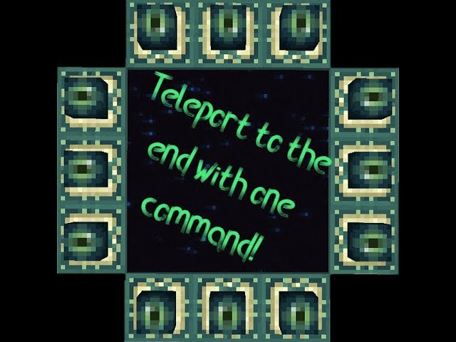 Teleport To The End With One Command Youtube