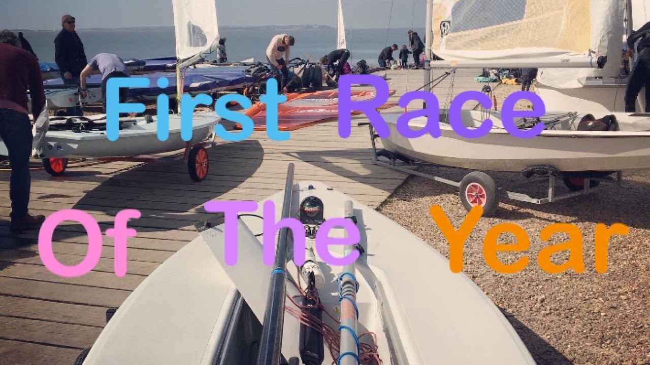 Laser Day Racing Laser racing: First race of the year. - YouTube