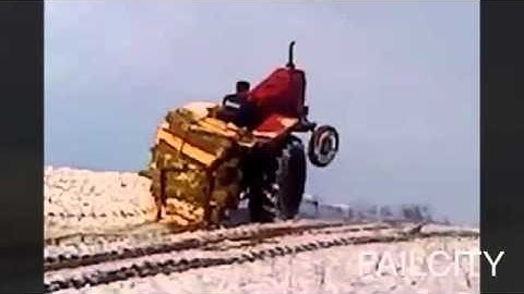 ULTIMATE TRACTOR FAILS 2015  EPIC 8mins  Tractors FAIL WIN Compilation