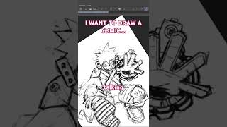 I think I’m going to start figuring out a story for drawing a comic.