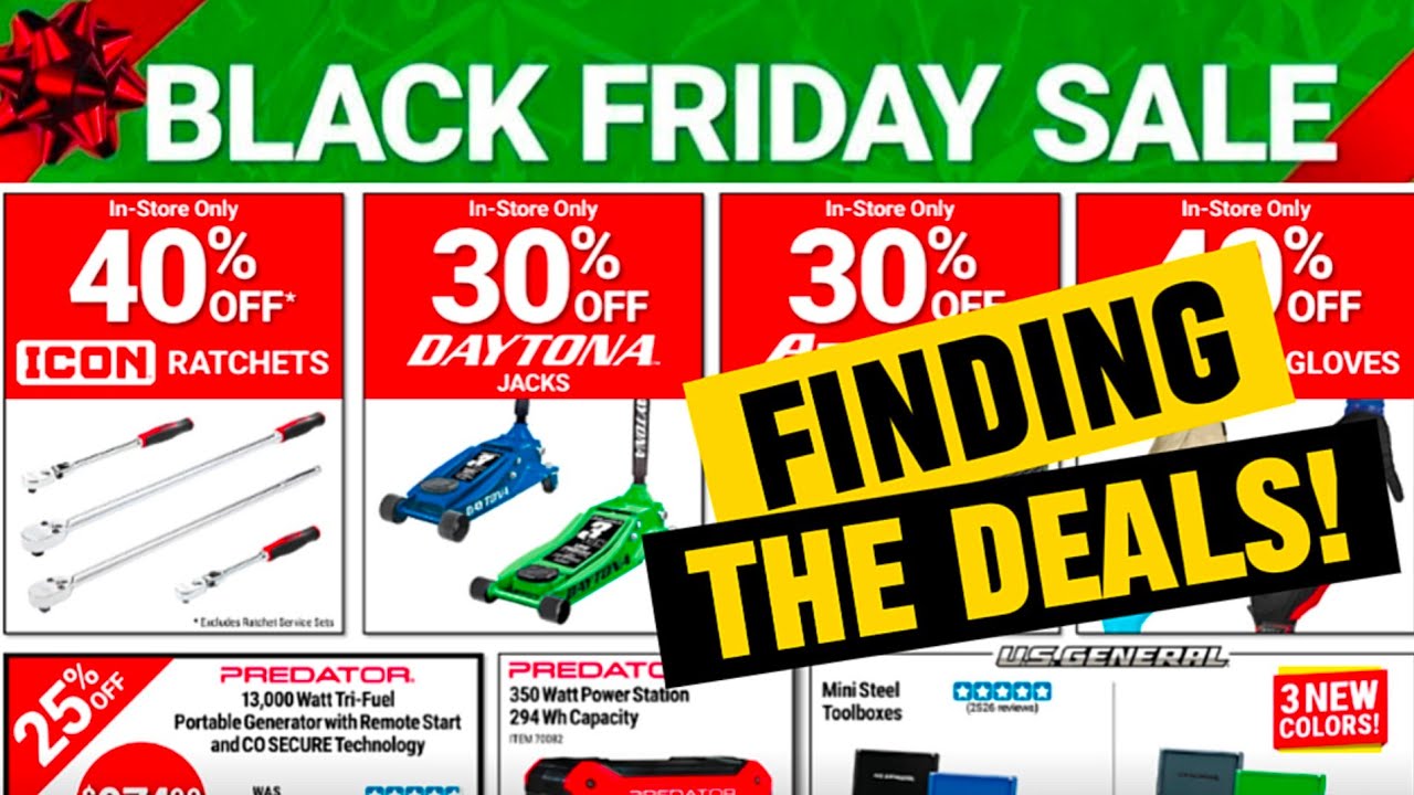 Join us to find the maximum Harbor Freight deals on Black Friday!