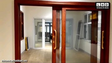 Cửa Đi Mở Trượt Nhôm Cầu Cách Nhiệt