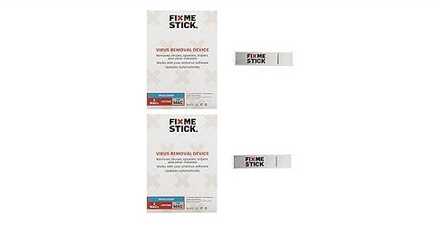FixMeStick 2pack Lifetime Virus Removal for 4 Macs