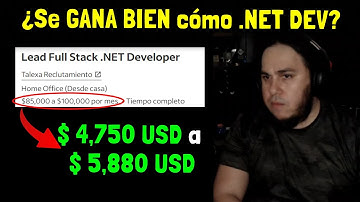 ¿Cuánto se GANA Programando en C# .NET?