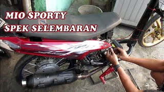 Review mio sporty selembaran team m-speed 4t