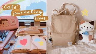 What’s In My Cafe Journaling Backpack  ☕| 2-Way Bag | My Stationery Essentials | Rainbowholic