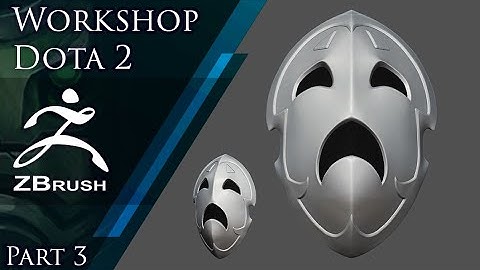 Creating set for Dota 2 with ZBrush. part 3