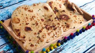 تحضير خبز النان الهندي سهل و لزيز كتير لازم تجربوه 