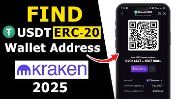 How to Find USDT ERC20 Wallet Address on Kraken with QR Code