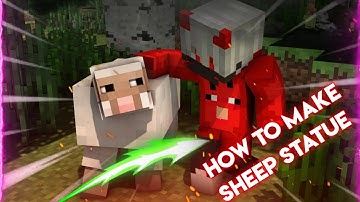 How to make a small Sheep Statue | LambX Minecraft |