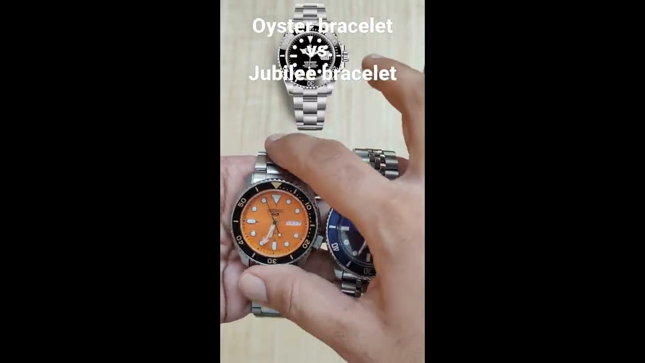 Oyster President and Jubilee  Rolex bracelets at a glance