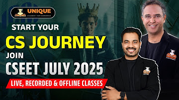 Start Your CS Journey – Join CSEET July 2025 Live, Recorded & Offline Classes