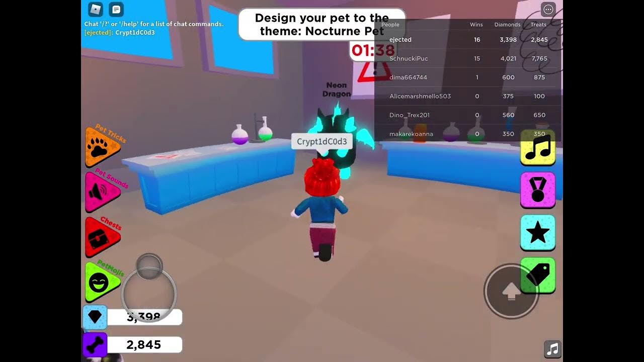 Code for the vault in pet show dress up! YouTube
