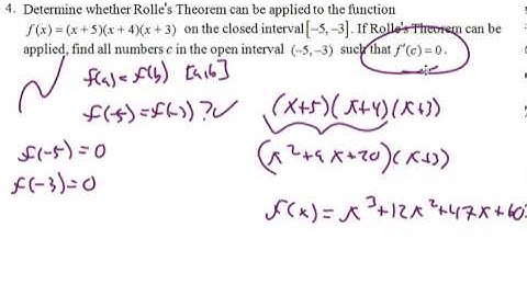 AP Calculus AB 3.1-3.4 Exam Questions 4-5