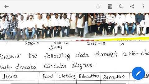 2nd yr/3rd sem Business Statistics Unit 1 - Pie-chart Problems