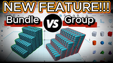 Tinkercad New (BUNDLE) Feature FIRST LOOKI Bundle VS Group!