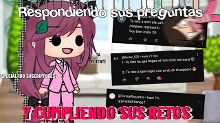 Respondiendo sus preguntas y cumpliendo sus retos |Especial 100 subs| (Atrasado ya se 😭)ッ𝙻𝚒𝚊ッ